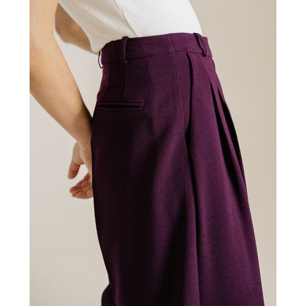 pantalon Upton aubergine